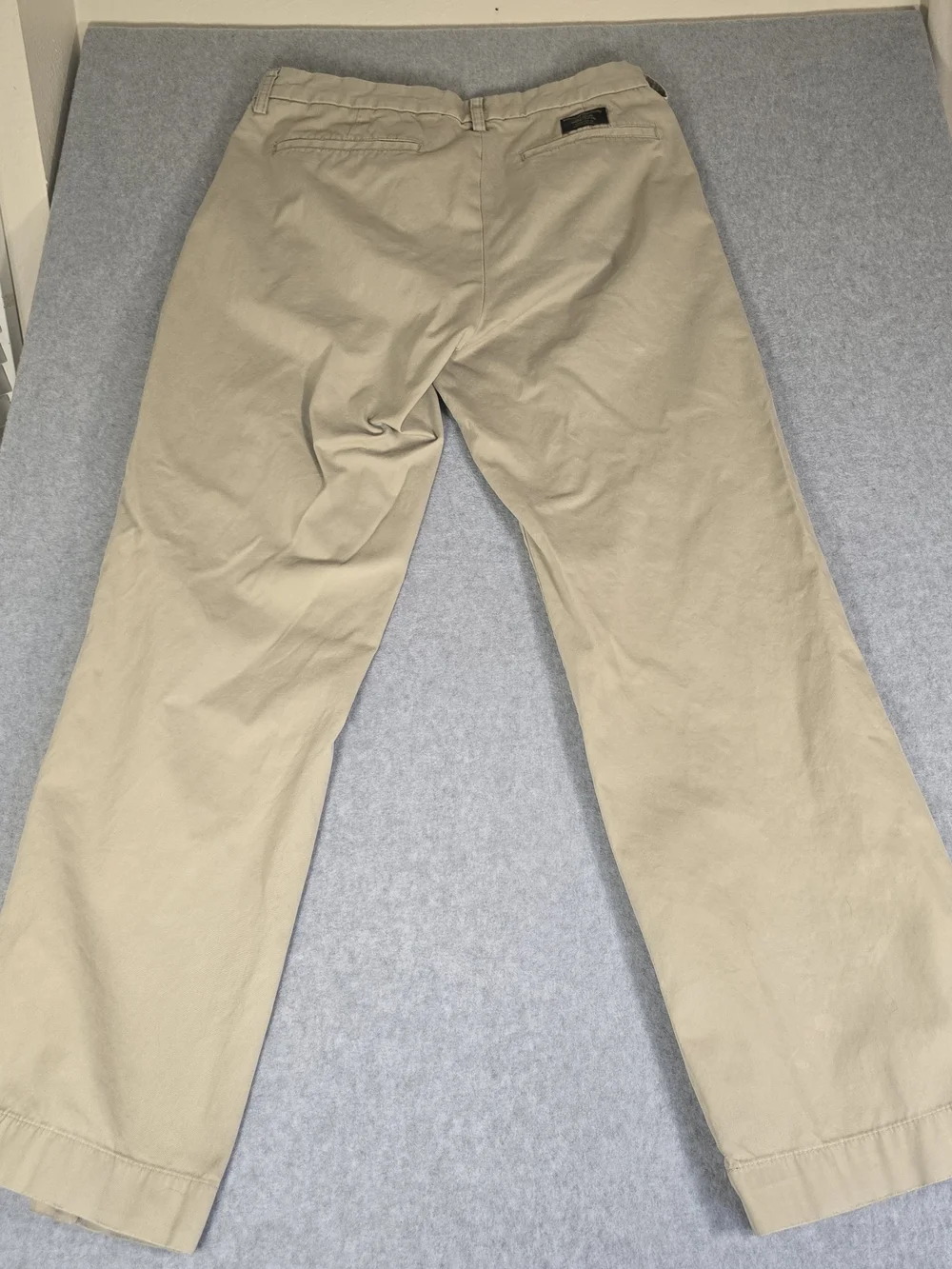 Banana Republic Men’s 31x32 Boot Cut Chino Pants Khaki Tan 100% Cotton